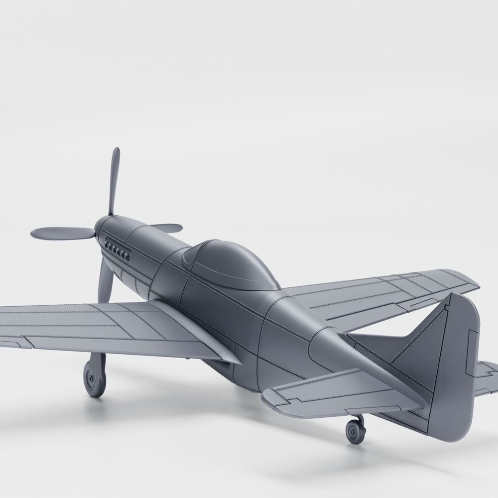 North American P-51D Mustang + 3 Pilots (US, WW2) - PERSONAL USE