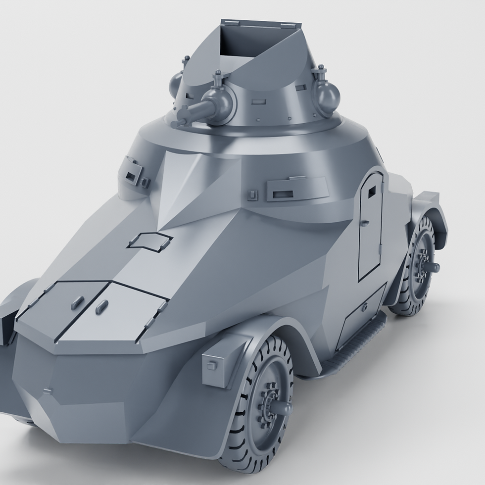 Thumbnail: Armored car Skoda PA-III (OA vz.27) (Czech, WW2) - COMMERCIAL USE
