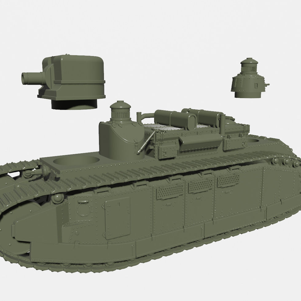 Thumbnail: Super heavy Tank FCM Char 2C - Champagne (France, WW2) - COMMERCIAL USE