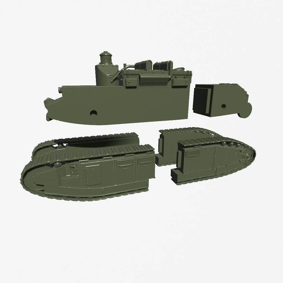 Thumbnail: Super heavy Tank FCM Char 2C - Champagne (France, WW2) - COMMERCIAL USE