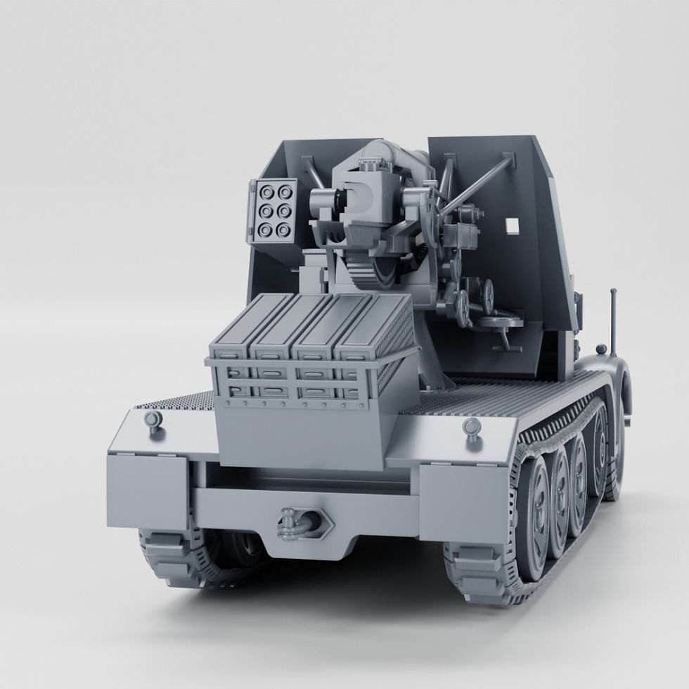 Прев'ю: Напівгусенична Sd.Kfz.8 - 8.8cm Flak 18 (Sf.) (Німеччина, Друга світова війна) - КОМЕРЦІЙНЕ ВИКОРИСТАННЯ