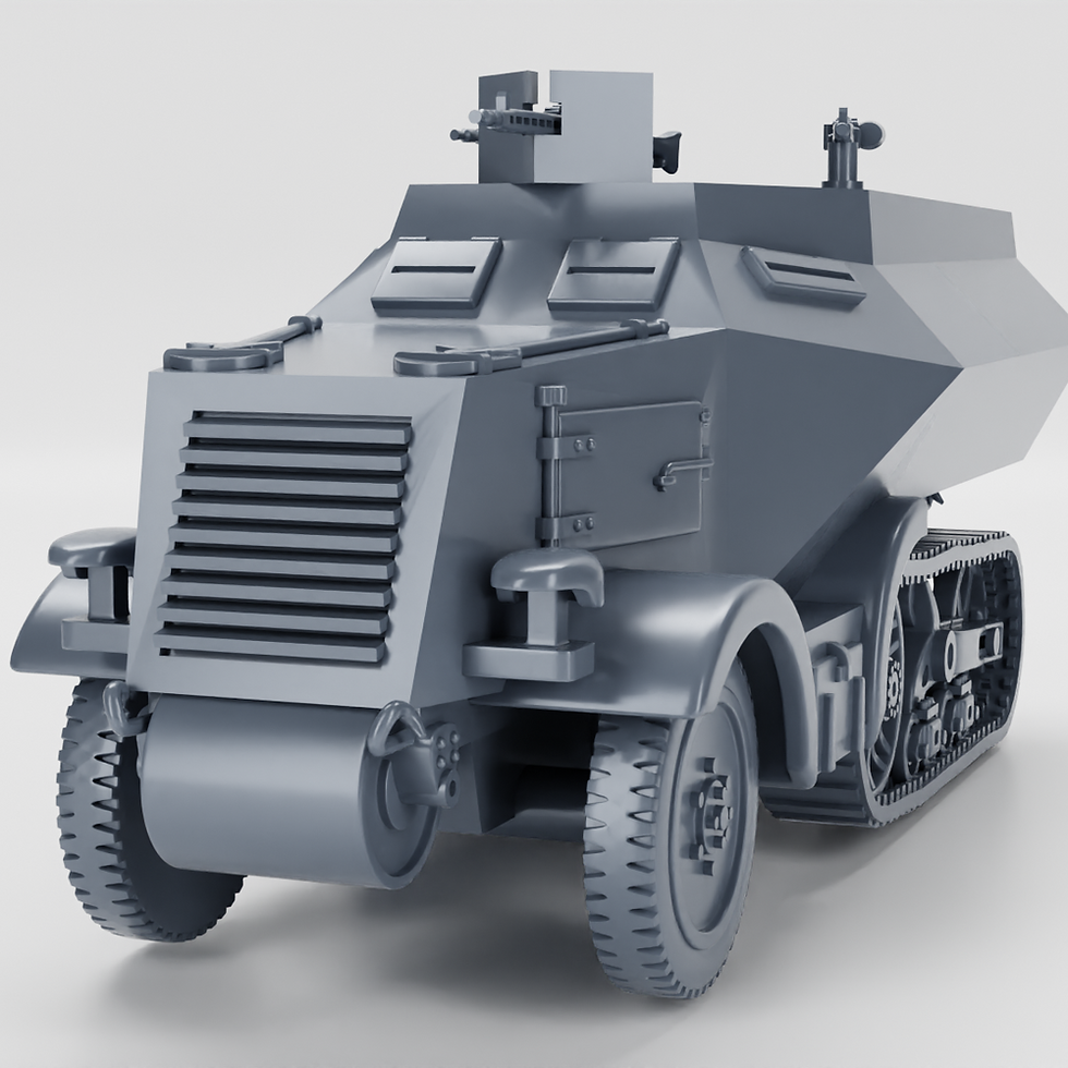 Прев'ю: Напів -трек Unic 304 (f) Schutzenpanzer Wagen (Німеччина, Друга світова війна) - Особисте використання