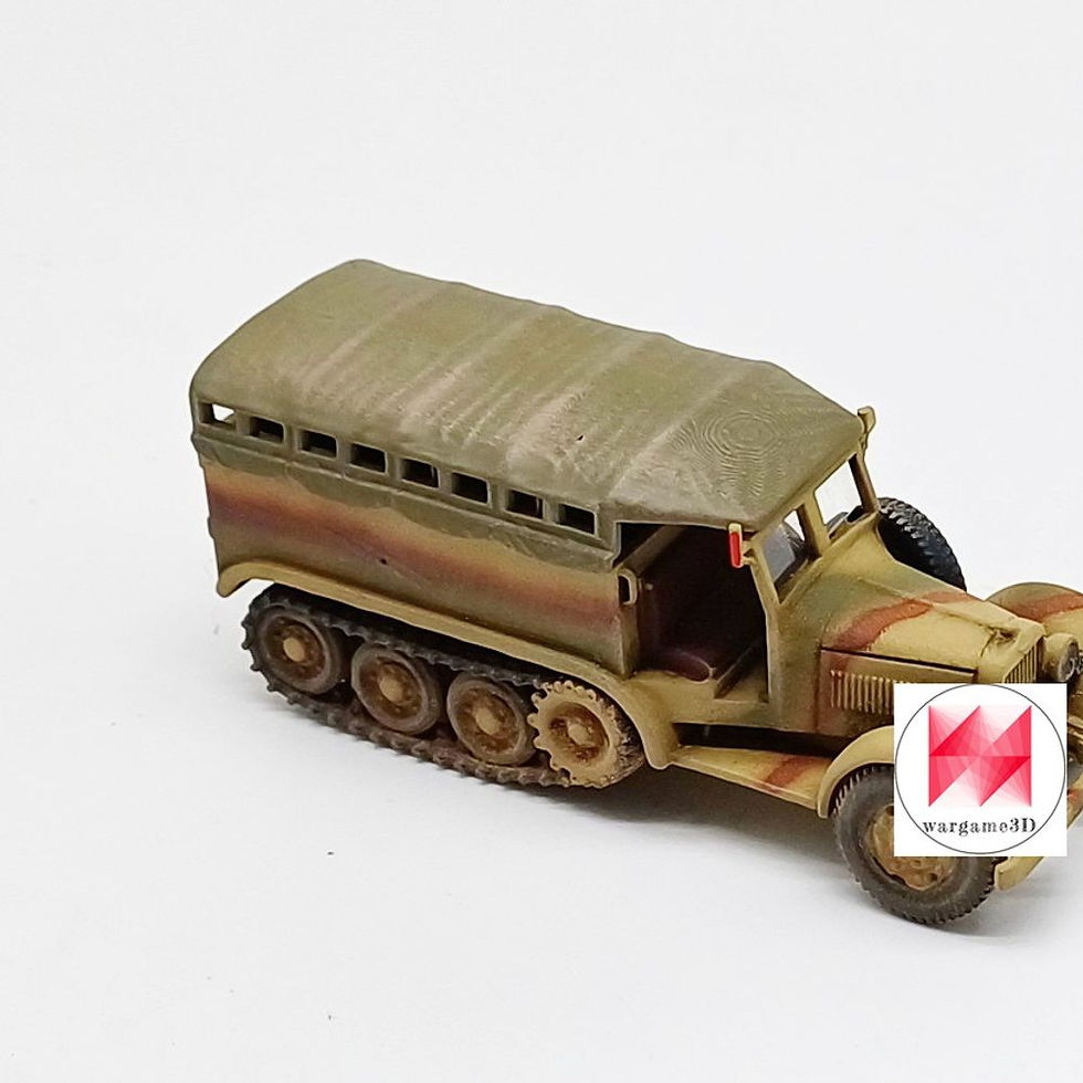 Thumbnail: PZInz 222 - Half-Track Supply Truck - wz.39 (Poland, WW2) - COMMERCIAL USE