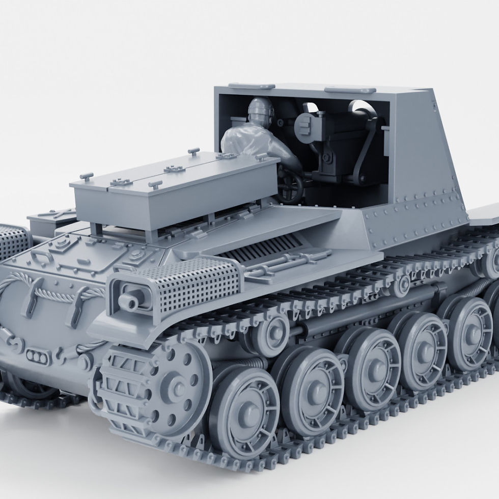 Thumbnail: Type 4 Ho-Ro SPG + 1 Tankman (Japan, WW2) - COMMERCIAL USE