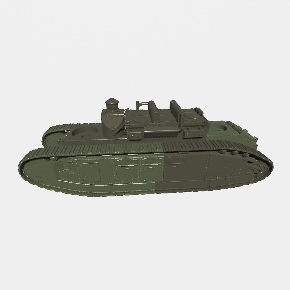 Thumbnail: Super heavy Tank FCM Char 2C - Champagne (France, WW2) - COMMERCIAL USE