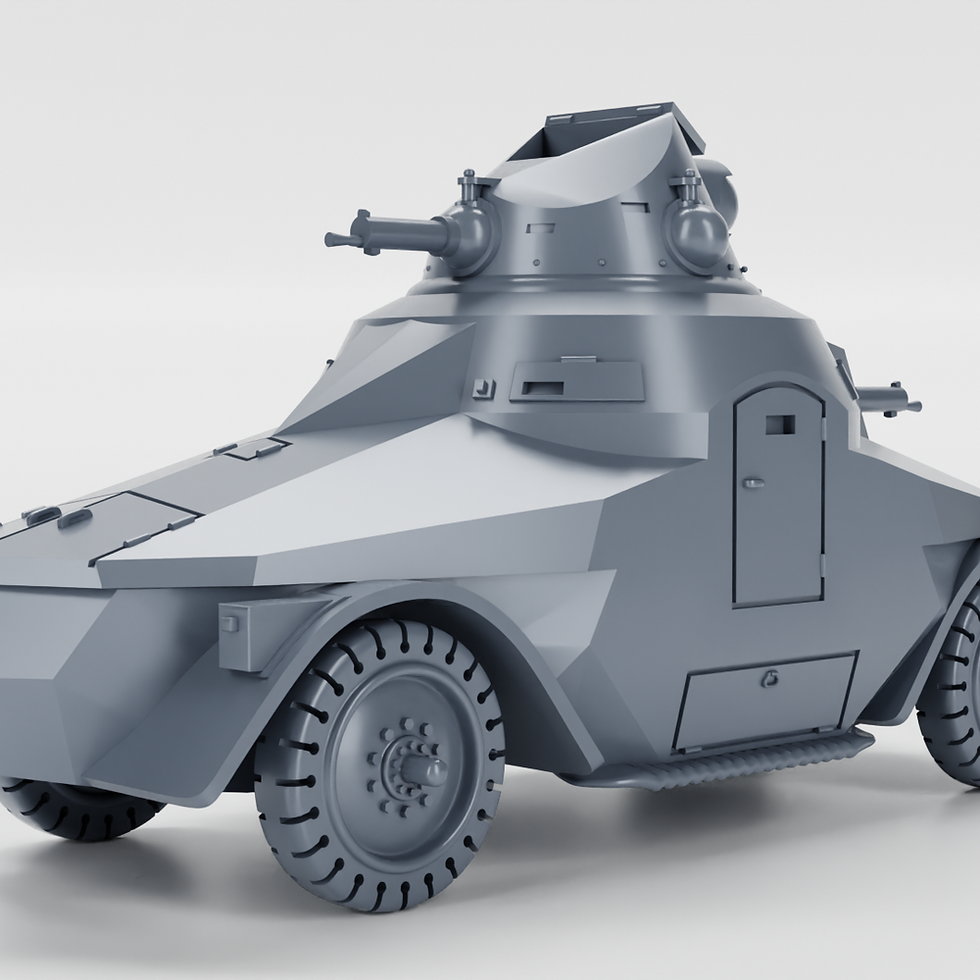 Thumbnail: Armored car Skoda PA-III (OA vz.27) (Czech, WW2) - COMMERCIAL USE