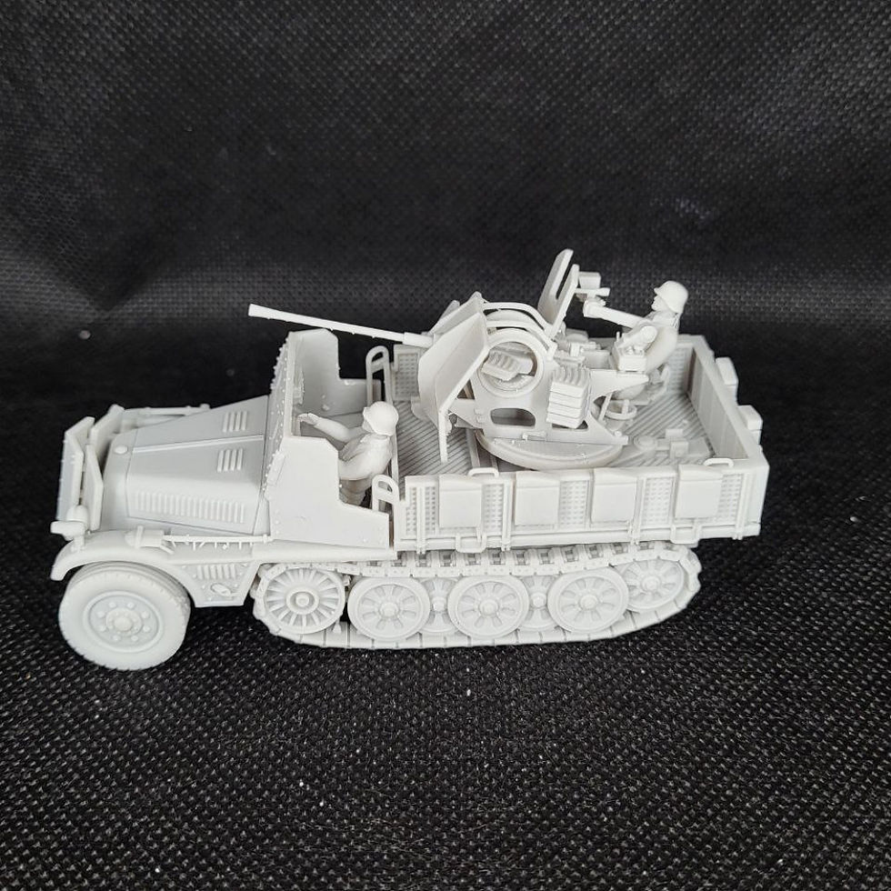 Прев'ю: Напів -трек SD.KFZ.10/5 з бронею та 2 см Flak 38 (Німеччина, Друга світова війна) - Особисте використання