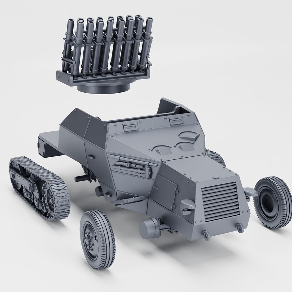 Прев'ю: Напів -трек S307 (f) Reihenwerfer (запуску рядків) (Німеччина+Франція, Друга світова війна) - Комерція
