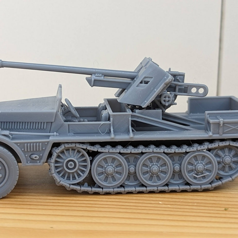 Thumbnail: Half-track Sd.Kfz.10/5 with armor and 5cm PAK 38 (Germany, WW2) - COMMERCIAL USE