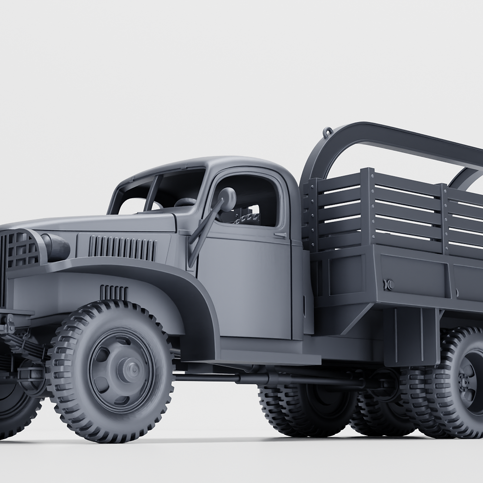 Прев'ю: CCKW 353 Service Truck with extended fwd winch (US, WW2) - PERSONAL USE