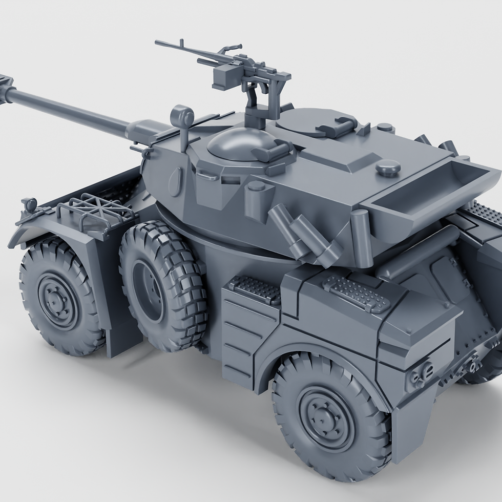 Thumbnail: Panhard AML 90 (France, Cold war) (scale 1:56 and 1:100) - PERSONAL USE