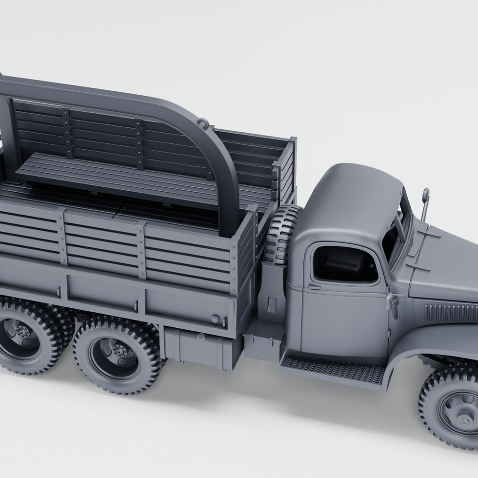 Прев'ю: CCKW 353 Service Truck with extended fwd winch (US, WW2) - PERSONAL USE