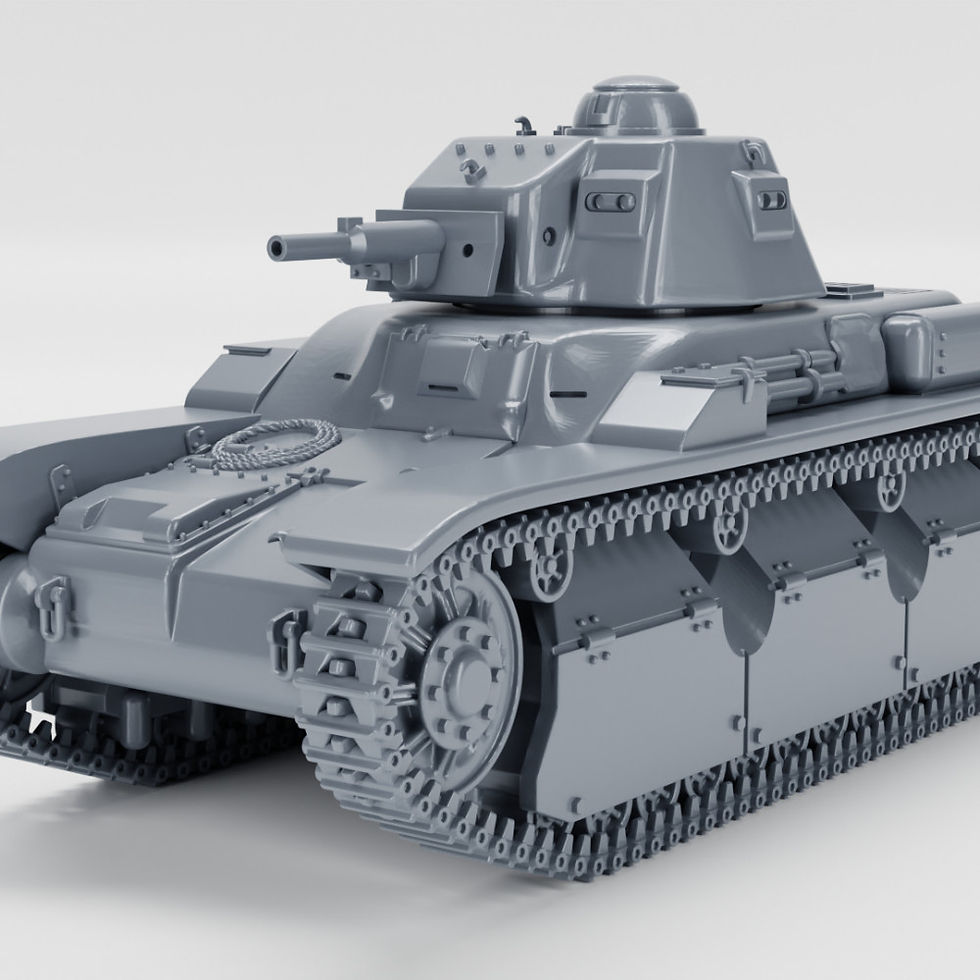 Thumbnail: Light Tank Renault R40 (France, WW2) - COMMERCIAL USE