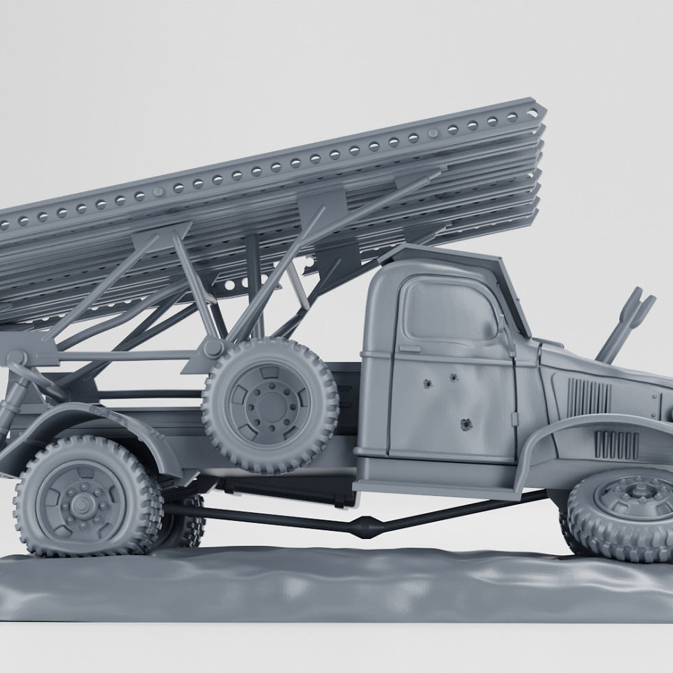Прев'ю: Знищена ВМ-13-16 на базі G7107 - "Катюша" (США+СРСР, Друга світова війна) - ОСОБИСТЕ ВИКОРИСТАННЯ