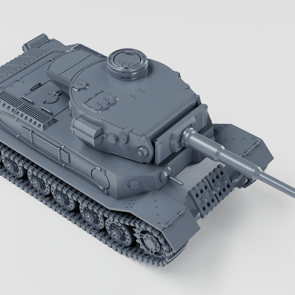 Thumbnail: Tiger I  - Porsche Tiger - VK 45.01(P) + 3 Tankmen (Germany, WW2) -COMMERCIAL