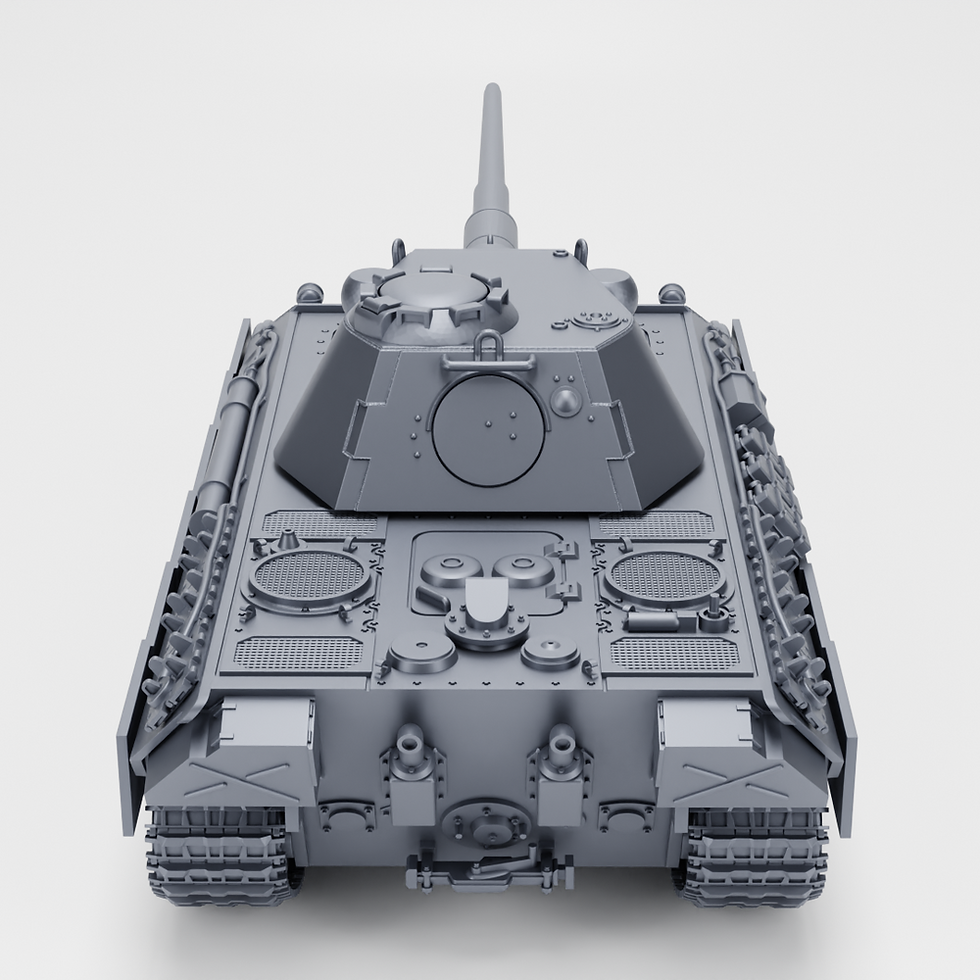 Thumbnail: Panzer V Panther II  + 3 Tankmen (Germany, WW2, 1943) - PERSONAL USE