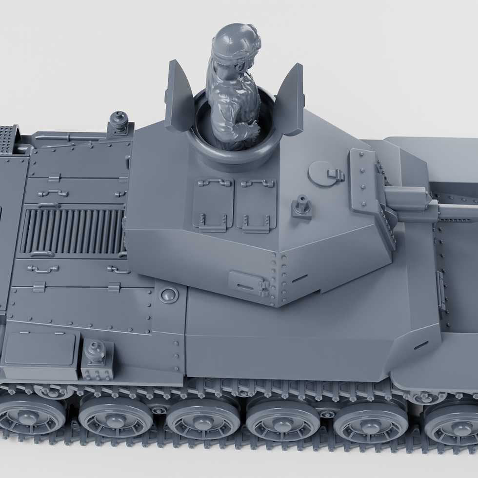 Прев'ю: Середній танк Type 2 Ho-I + 2 танкісти (Японія, Друга світова війна) - КОМЕРЦІЙНЕ ВИКОРИСТАННЯ