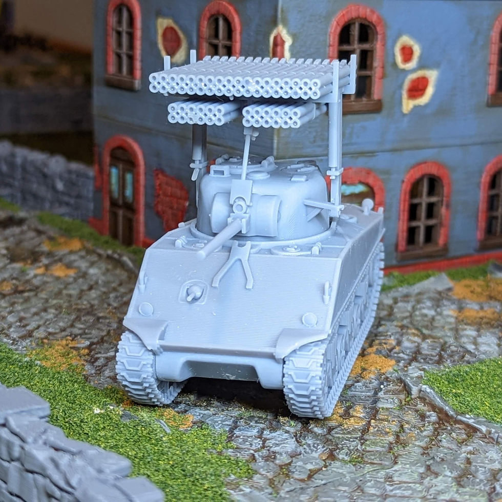 Прев'ю: Реактивна пускова установка T34 Sherman (Calliope) (США, Друга світова війна) - ОСОБИСТЕ ВИКОРИСТАННЯ