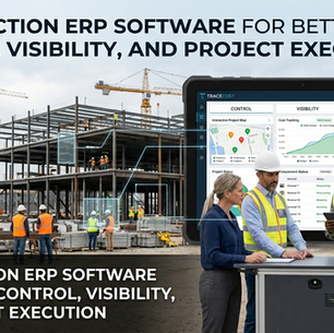 Construction ERP Software for Better Control, Visibility and Project Execution
