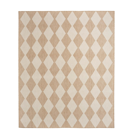 TAN DIAMOND Rug