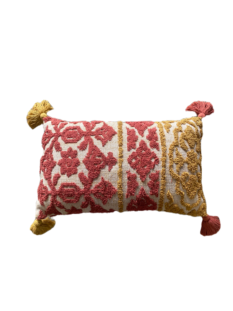 Thumbnail: Boho Tassel Lumbar Pillows