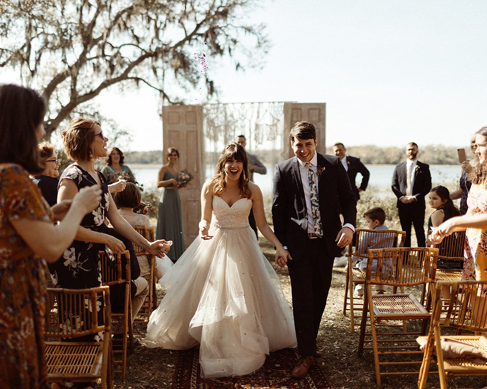 Indie Backyard Wedding Edisto Island