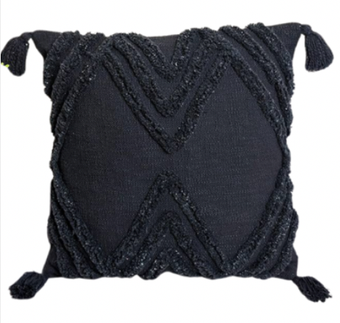 BLACK FRINGE Pillows