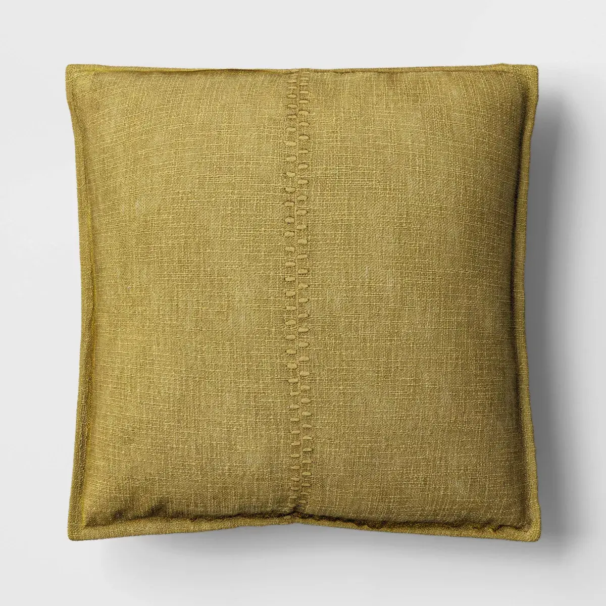 Olive Slub Pillows