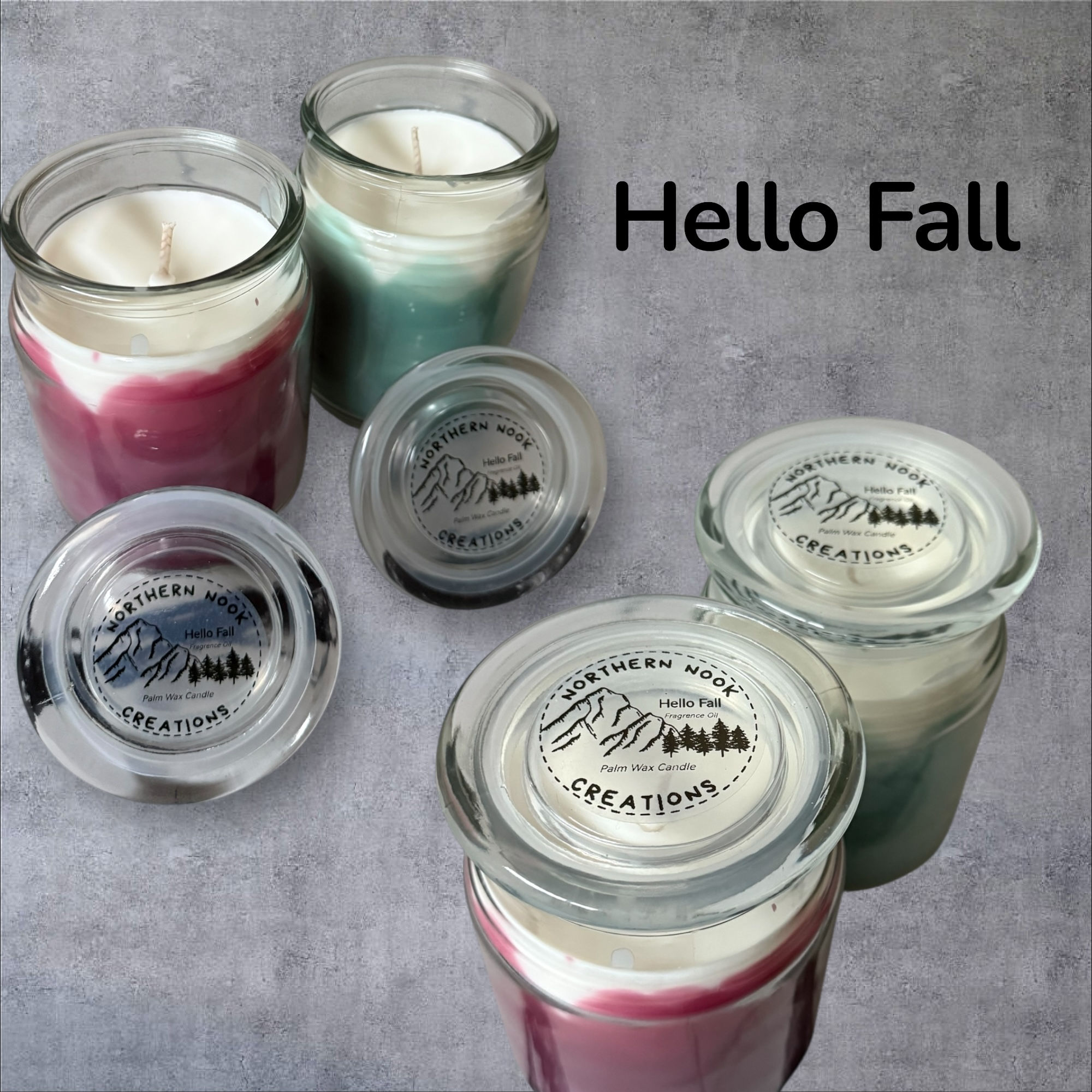 Hello Fall Candles