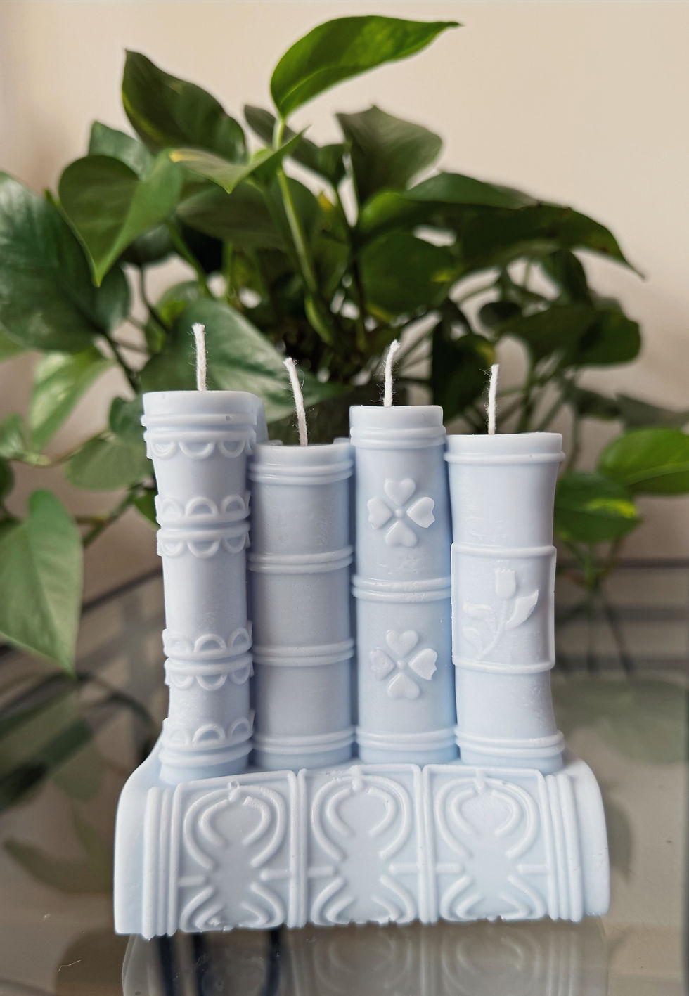 Thumbnail: Book Stack Candles