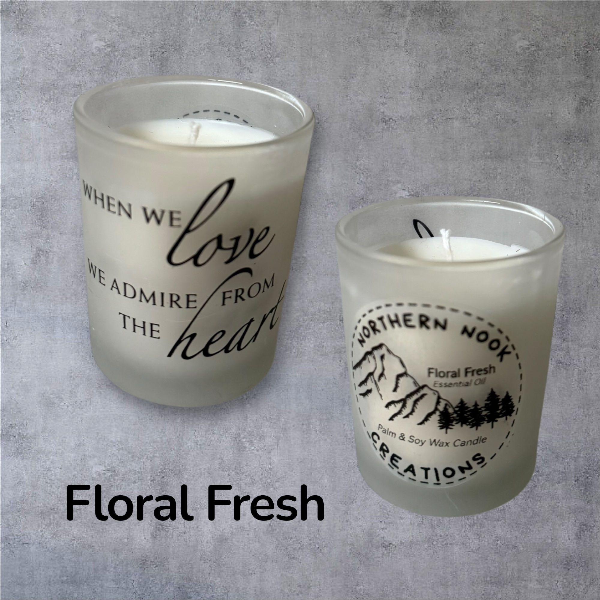 Floral Fresh Candles
