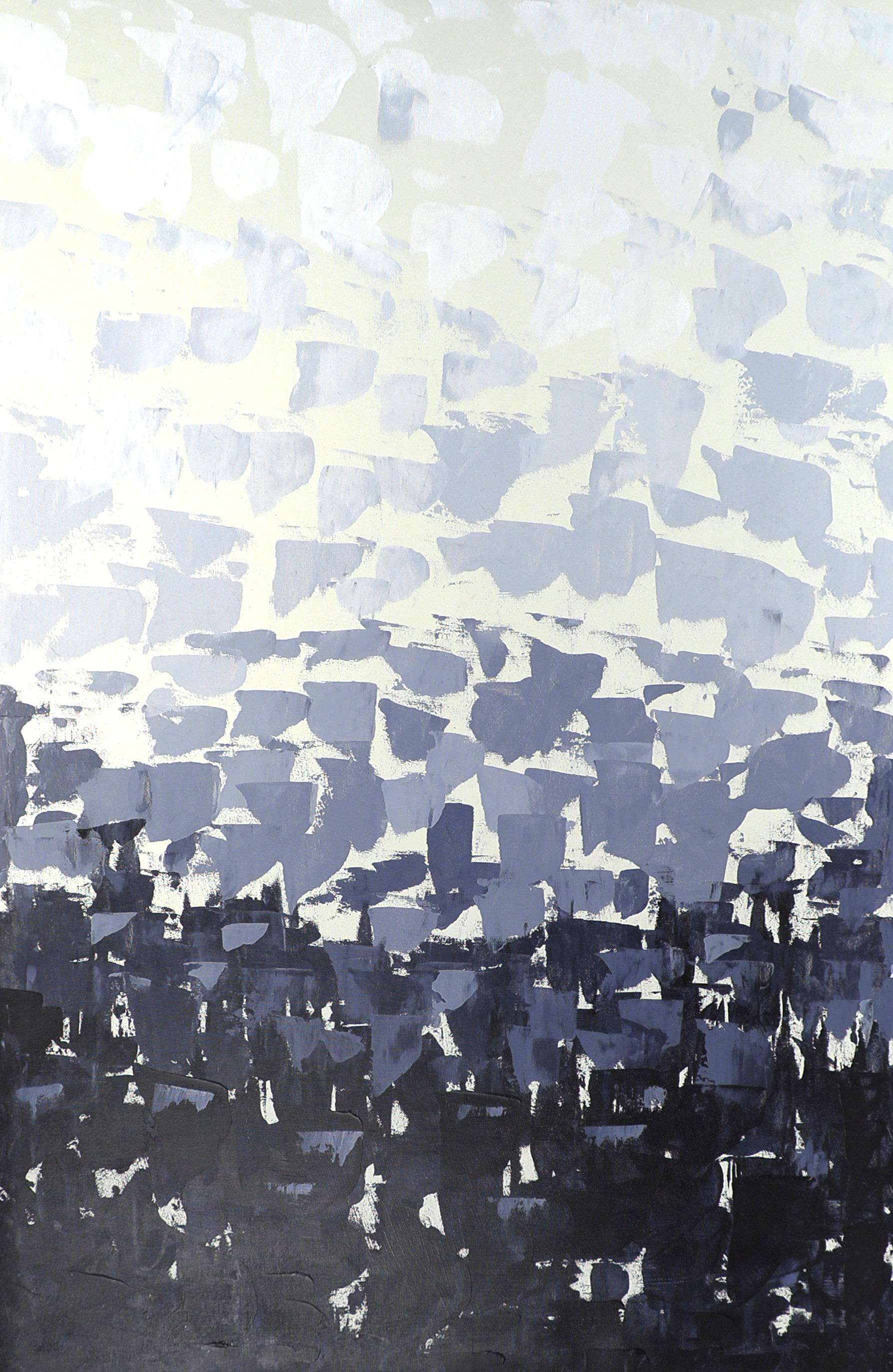 Vibrating Snowstorm Original Painting Wall Art