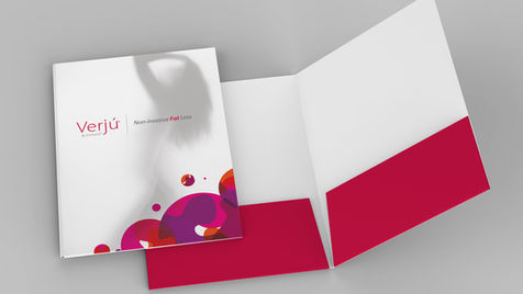 Custom pocket folder graphic design example by Lars Owens Design in Lincoln, NE