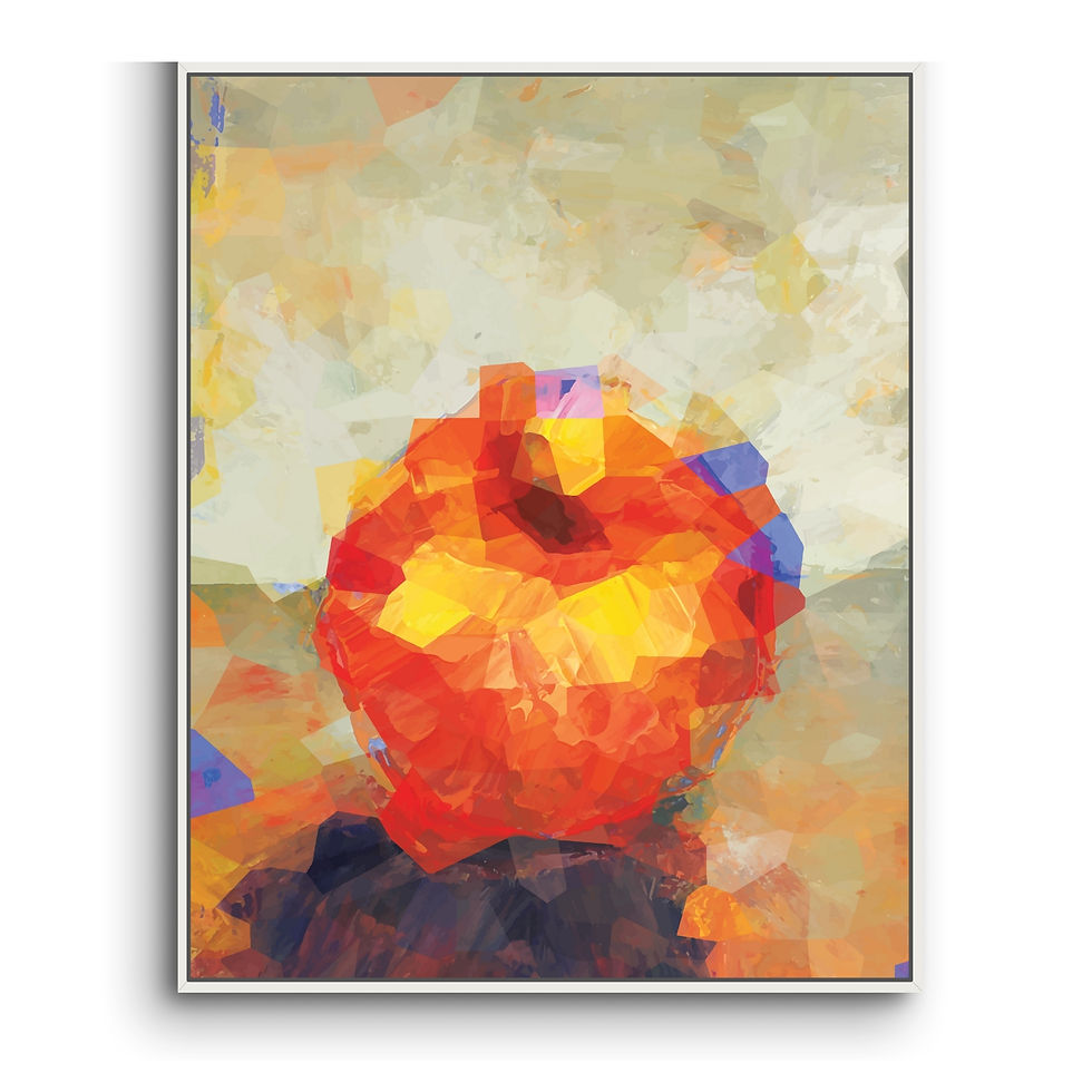 Thumbnail: Paradox Peach Canvas Print Wall Art