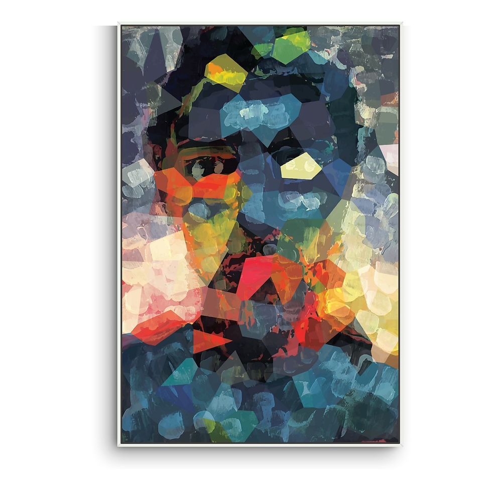 Thumbnail: Abstracted Canvas Print Wall Art