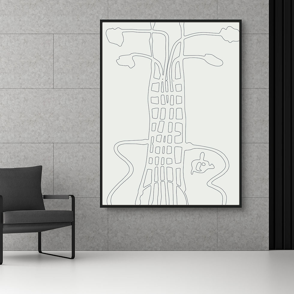 Thumbnail: Bass Lines Canvas Print Wall Art