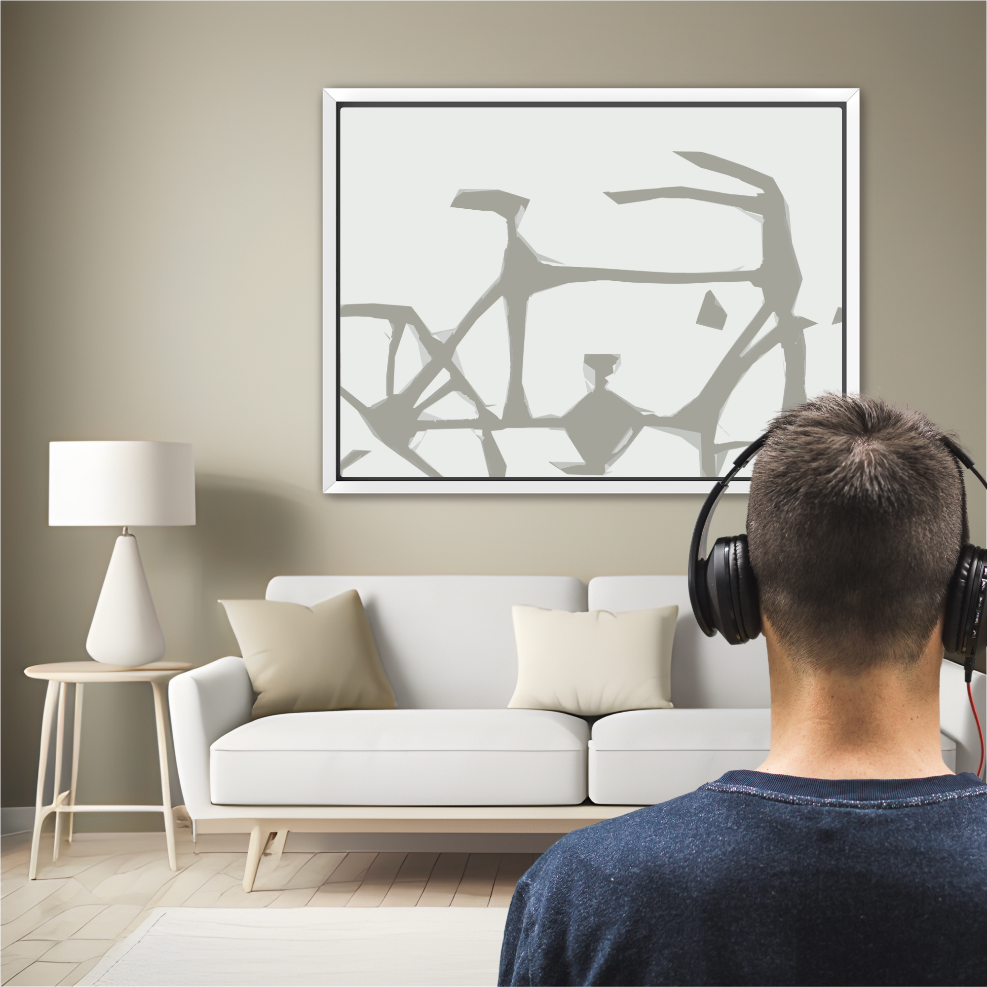 Bicycle Canvas Print From the Song Butterfly Shoes