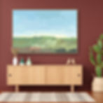 Thumbnail: Morphing Landscape Canvas Print Wall Art