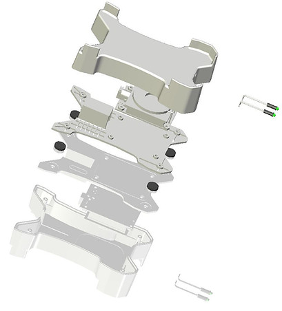 CAD design and industrial design of a mechanical assembly development by Lars Owens Design.
