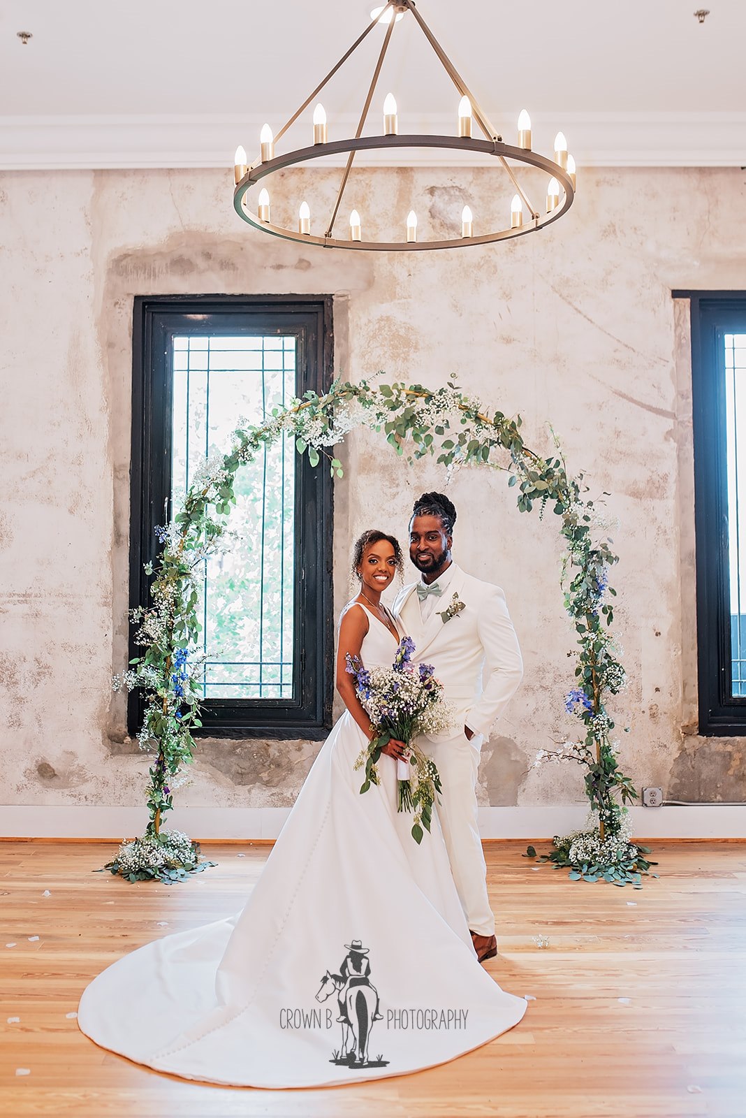 Wedding couple at The Laundry