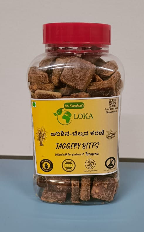 Jaggery Bites infuseed with the Godness of Turmeric