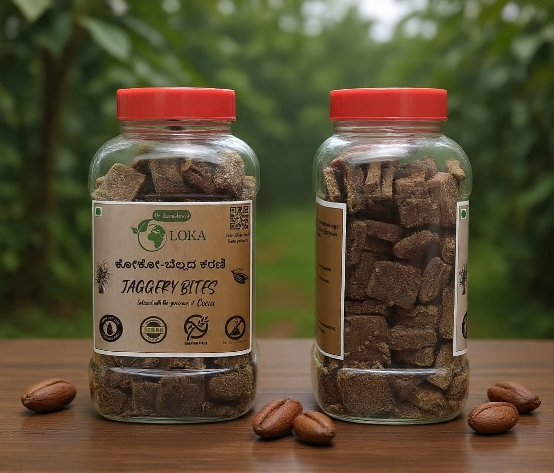 Jaggery Bites infused with the goodness of Cocoa