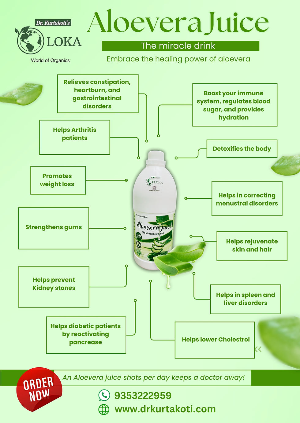 Thumbnail: Aloe vera juice (500 ML)