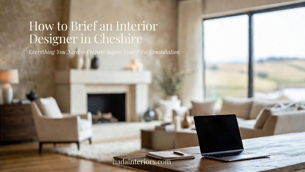 How to Brief an Interior Designer in Cheshire | Hada Interiors