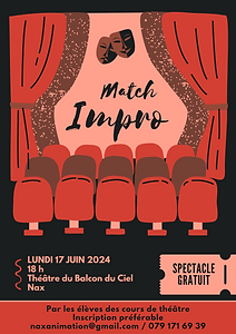 Rouge Rose Marron Noir Illustration Annonce Evènement Ateliers Théâtre Affiche Poster.png
