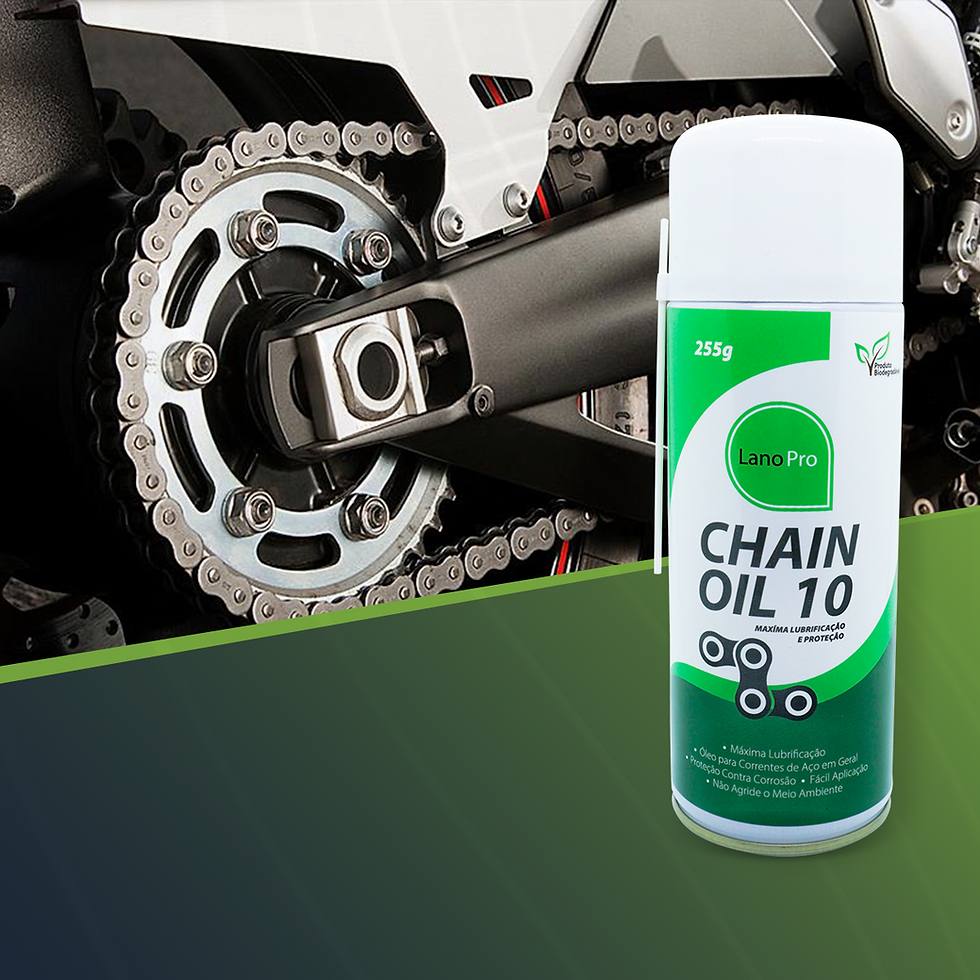 Miniatura: Lubrificante Para Corrente MOTO Spray Chain Oil 10 300ml LanoPro