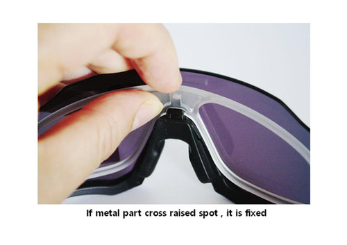 Oakley prescription inserts Flight Jacket RX clip | leonneoptical