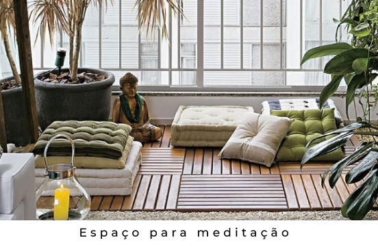 espaço em casa para meditação