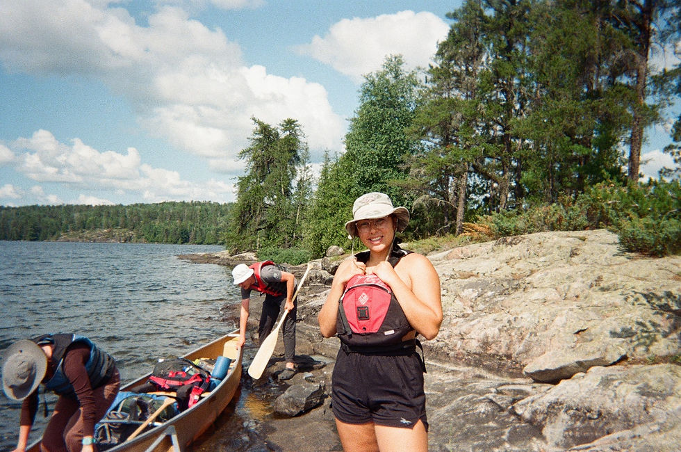 Quetico Ontario Canoe Trip, Headwaters Wilderness Program, Portage