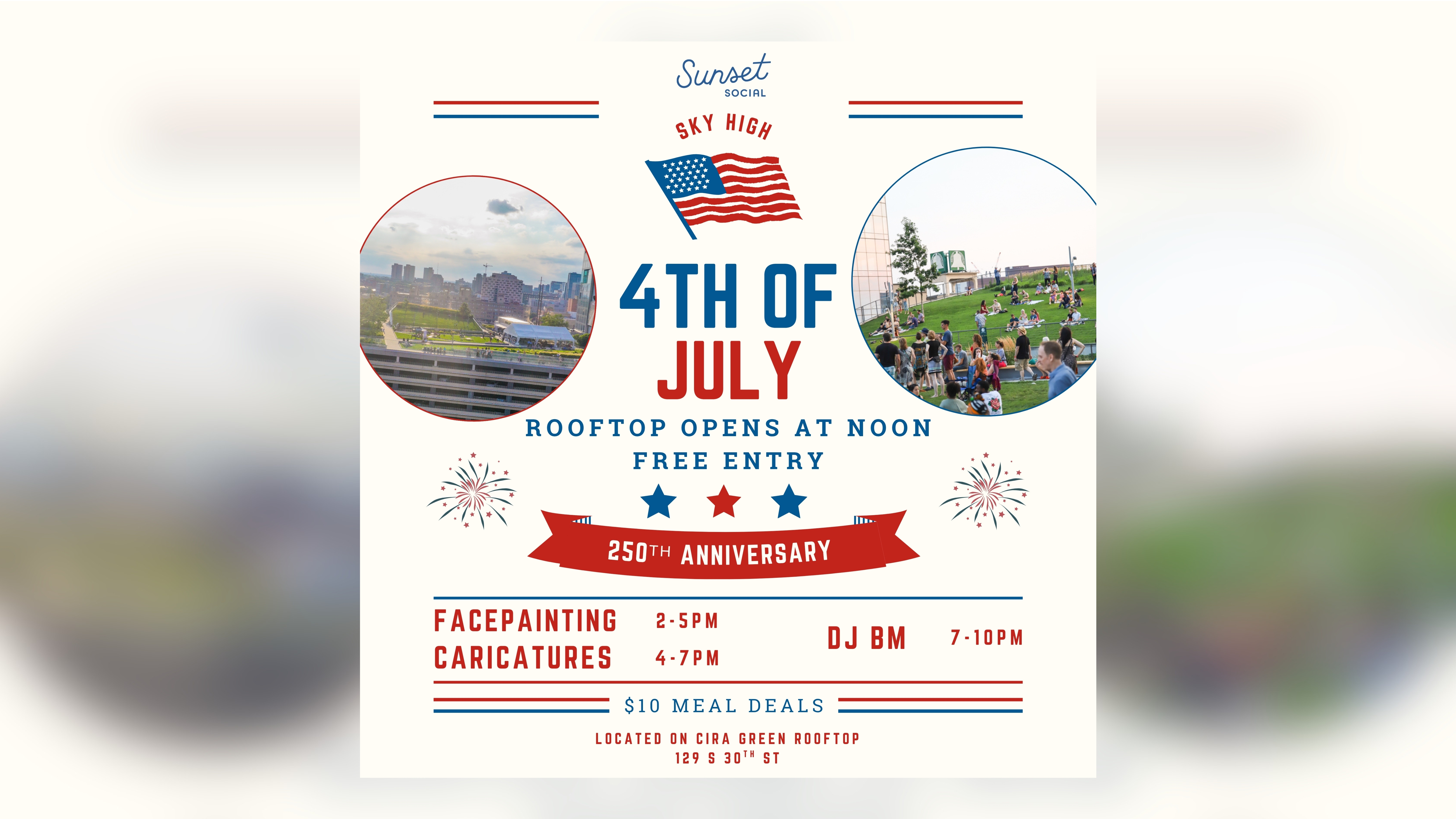 4th of July at Sunset Social